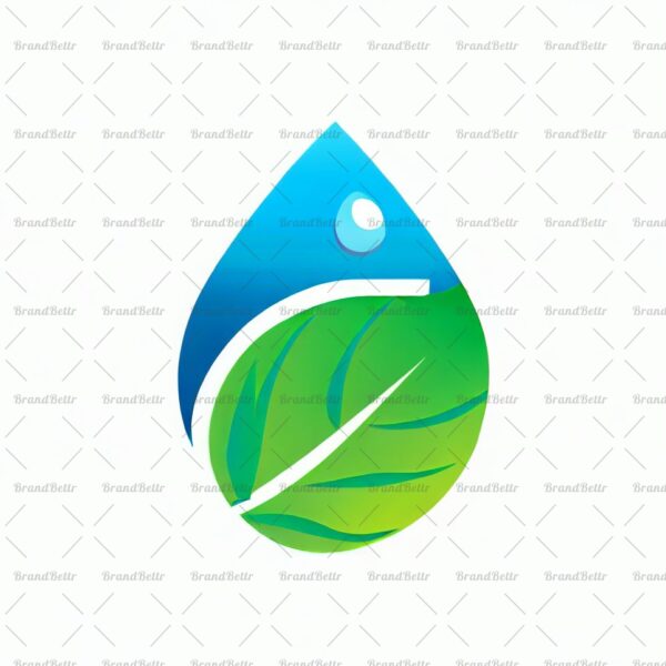 Wassertropfen und Blatt